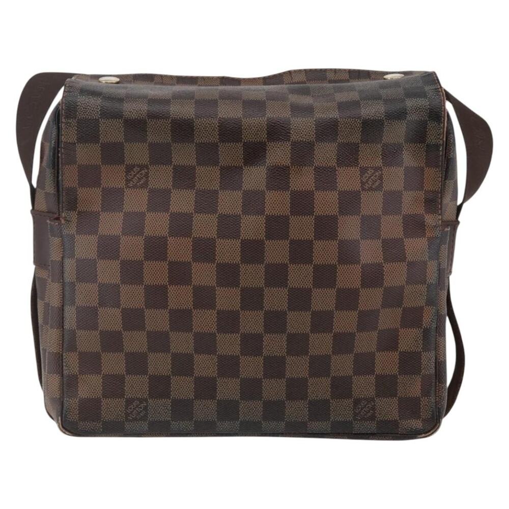 Louis Vuitton Damier Ebene Naviglio Shoulder Bag Brown